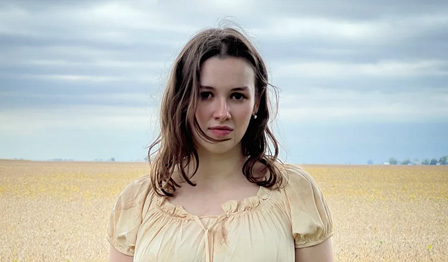 Nora McKirdie stars in THE FAWN. (Photo: courtesy Jason Huls Creative via Substack)